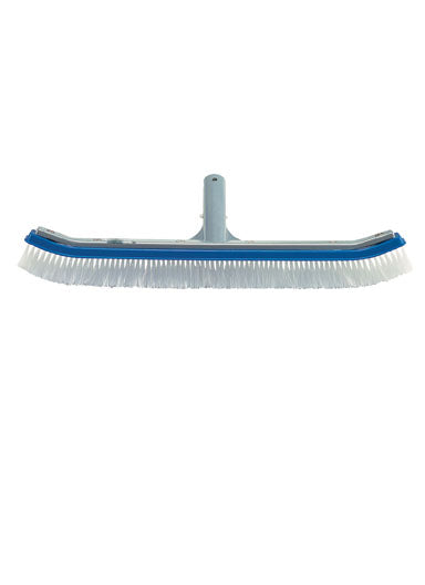 18" Curved Wall Brush Mixed Bristle with Aluminum Back